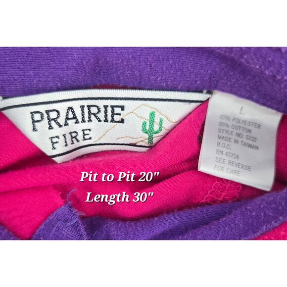 Vintage Retro Western 90's Prairie Fire Polo - Picture 6 of 6